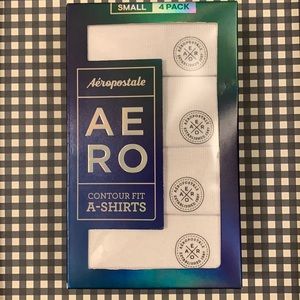 Aeropostale contour fit A-shirts small 4 pack